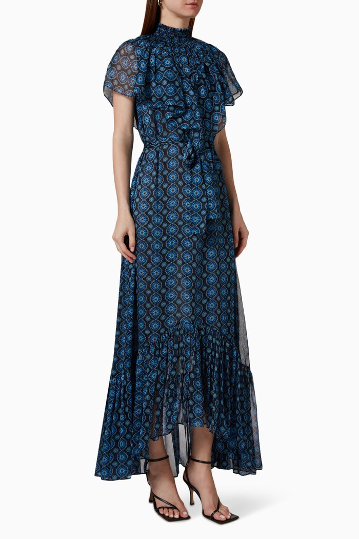 

Capulet Dress in Chiffon, Blue
