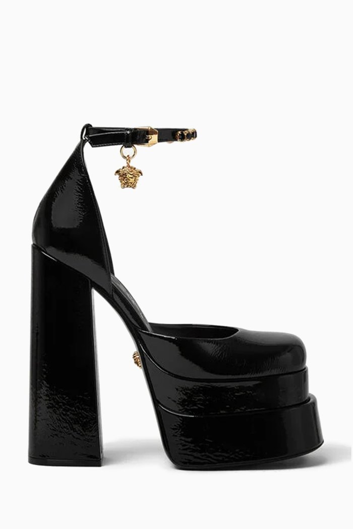 

Medusa Aevitas 155 Platform Pumps in Patent Leather, Black