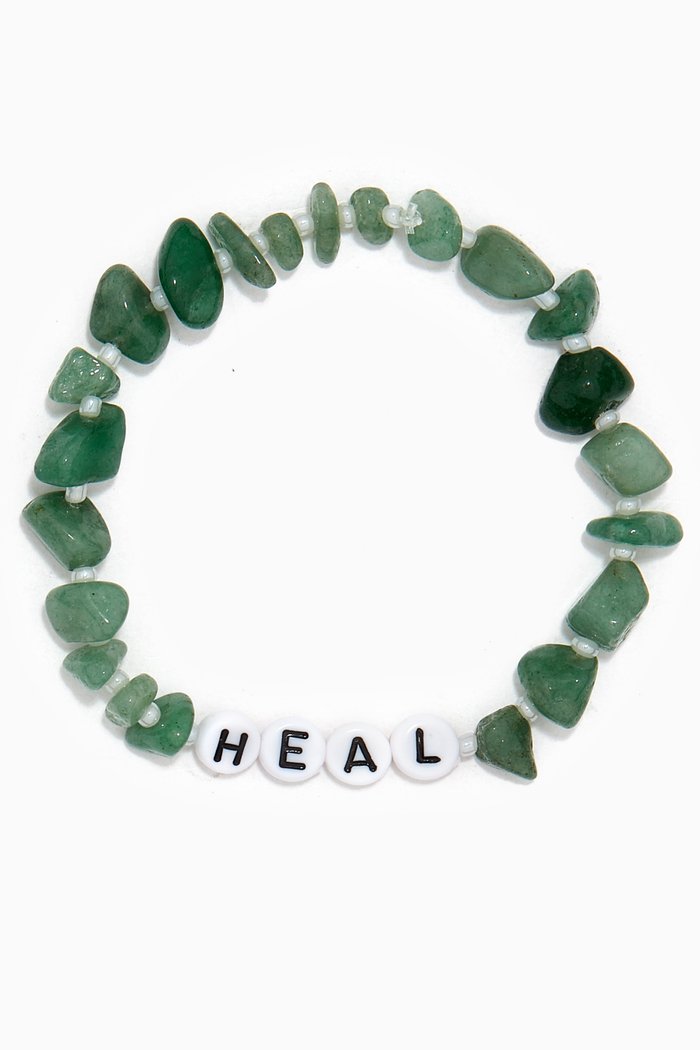 

Heal Aventurine Crystal Healing Bracelet, Green