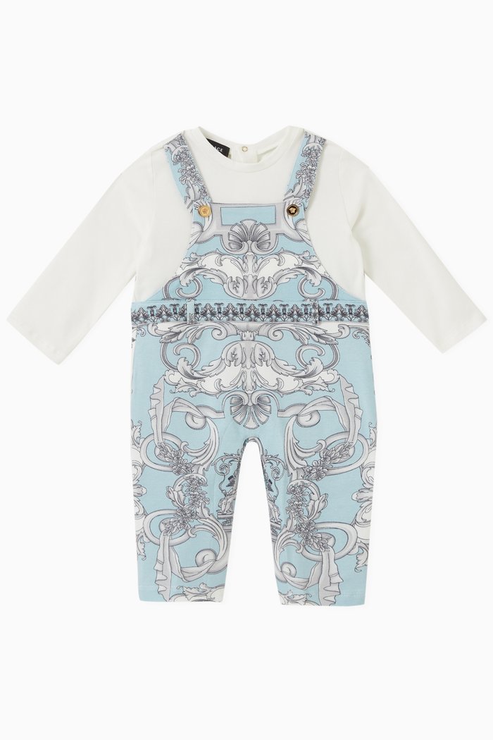 

Barocco Romper in Cotton, Blue