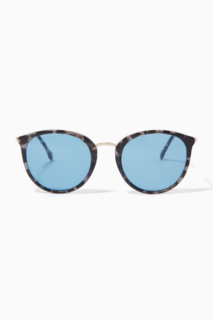

Cat-eye Sunglasses in Acetate & Metal, Multicolour
