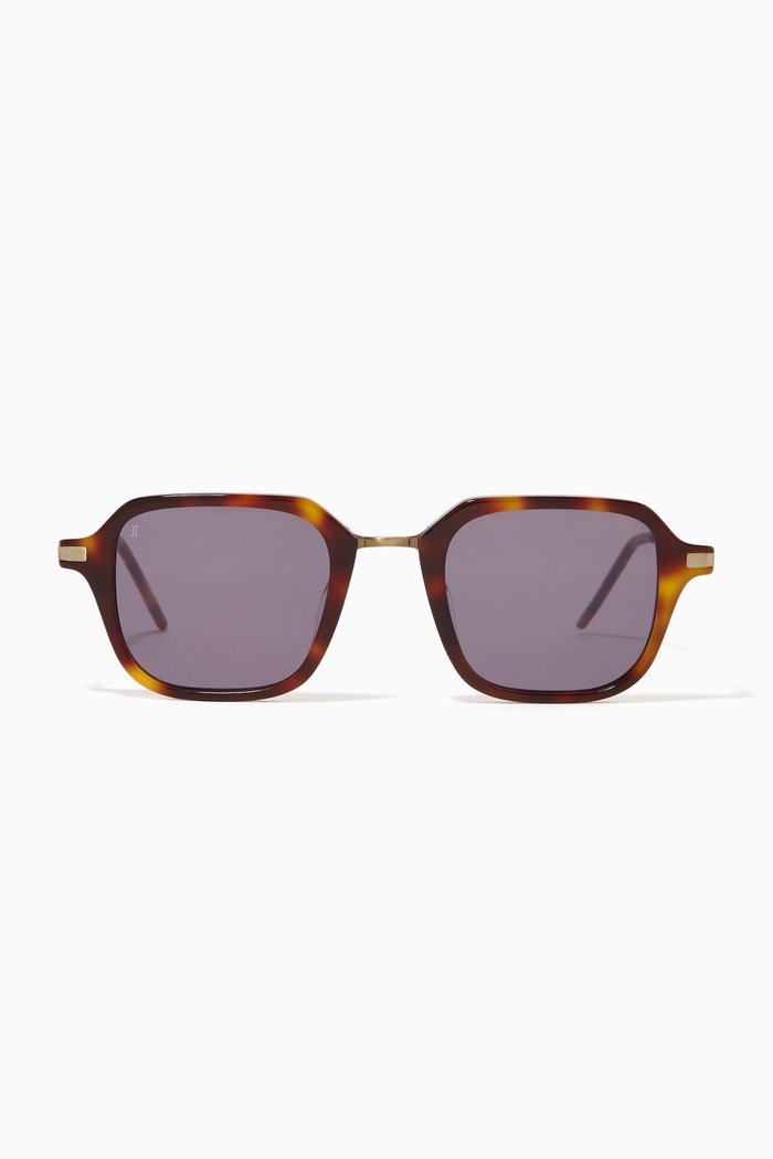 

The Matteo Sunglasses in Acetate & Metal, Multicolour