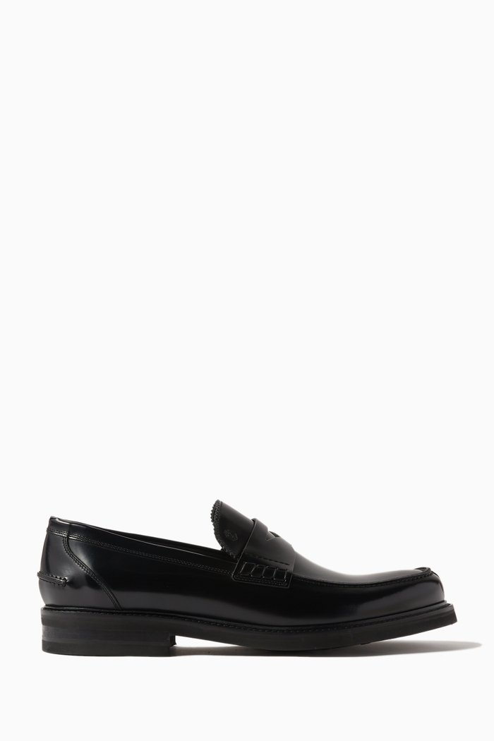 

Penny Loafers in Calf Leather, Black