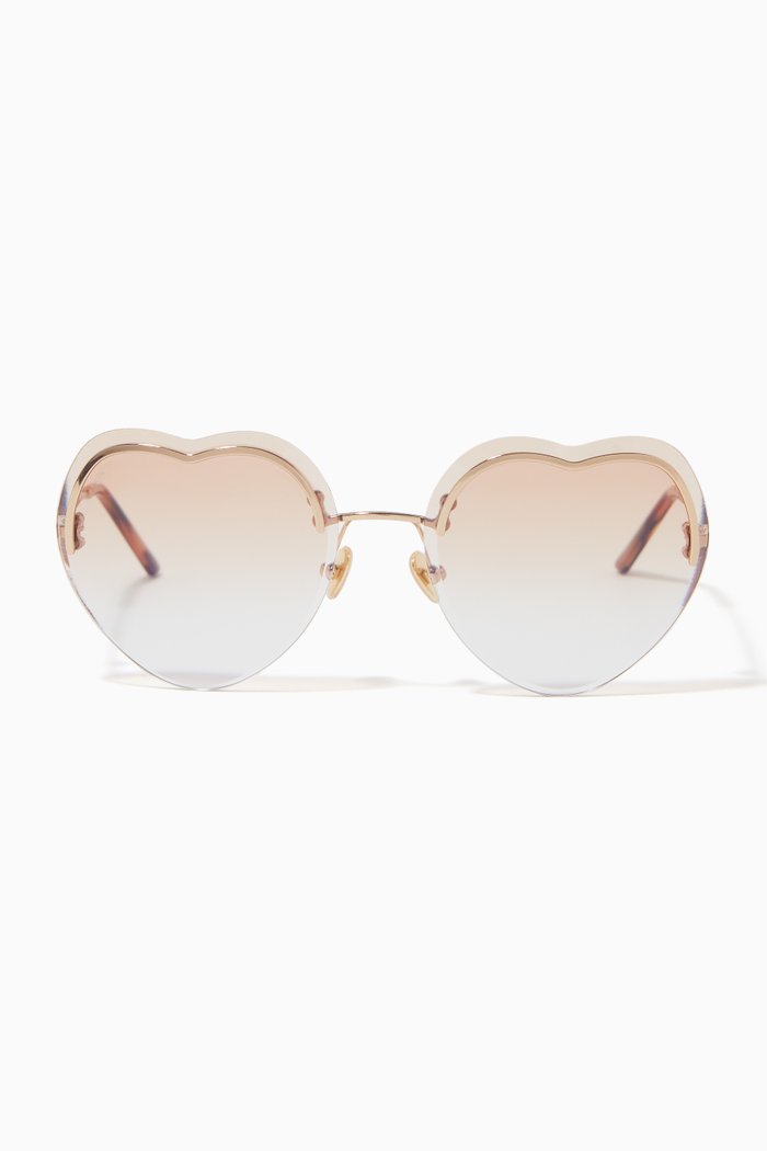 

Bohemia Heart-shaped Sunglasses, Multicolour