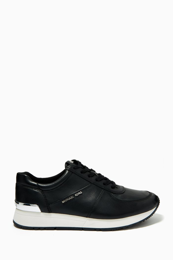 

Allie Sneakers in Leather, Black