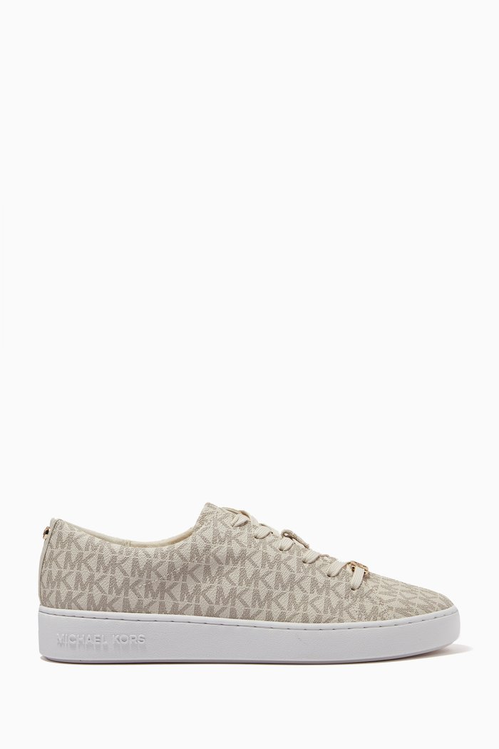 

Keaton Logo Sneakers in Canvas, White