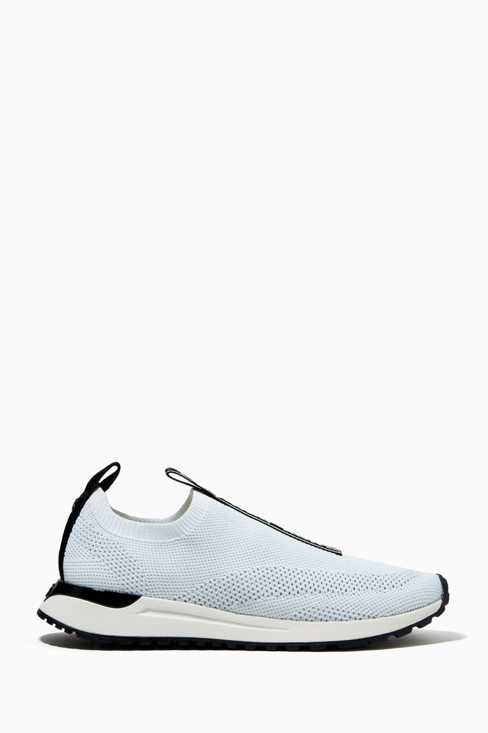 

Bodie Logo Tape Sneakers in Mesh, White