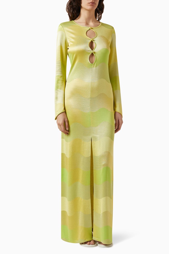

Serena Dress in Viscose, Yellow