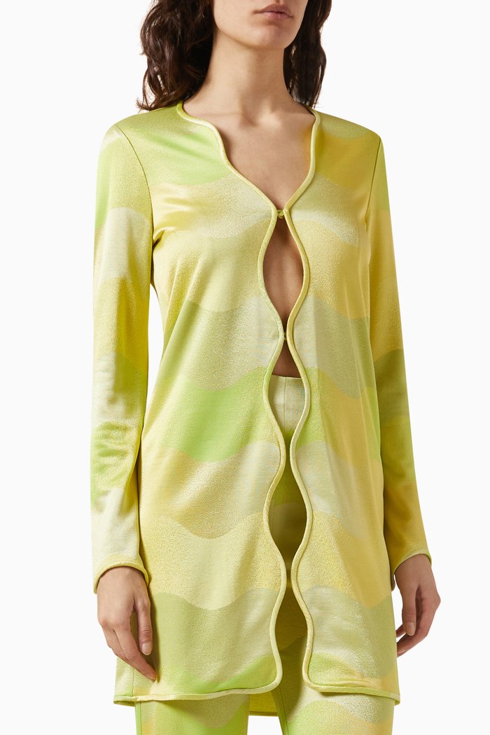 Bia Duster in Viscose, Yellow