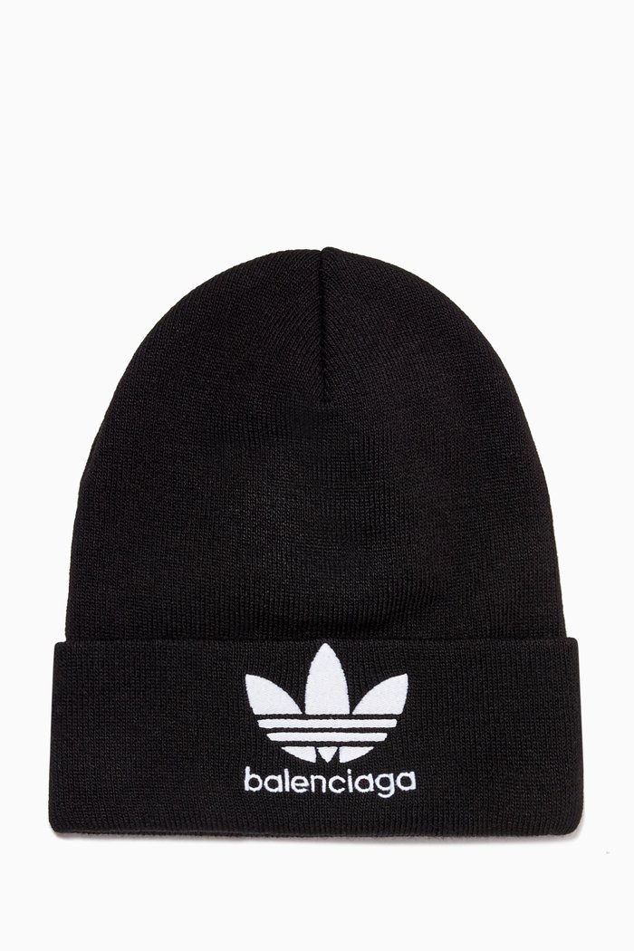 

x Adidas Beanie in Ribbed Fabric, Black