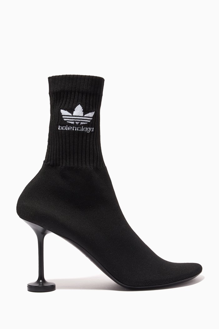 

x Adidas Sock 90 Booties in Recycled-knit, Black