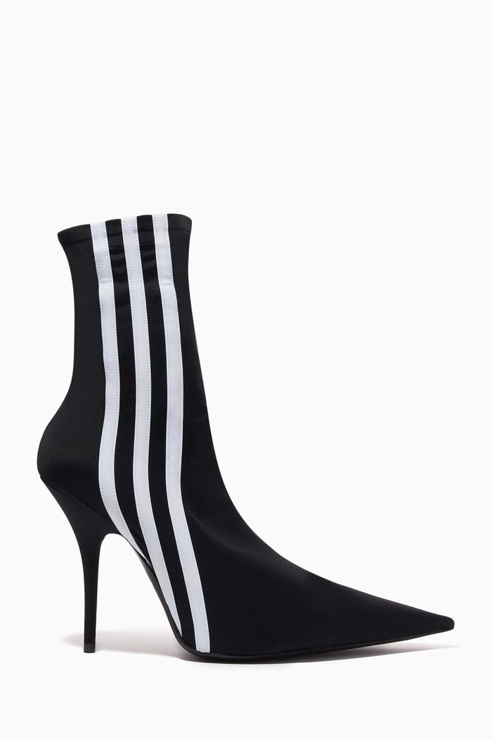 

x Adidas Knife 110 Booties in Matte Spandex, Black