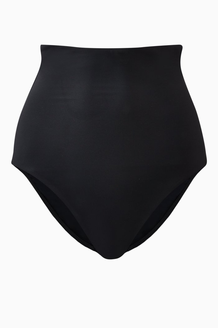 

Leah Bikini Bottom in Sculpteur® Fabric, Black