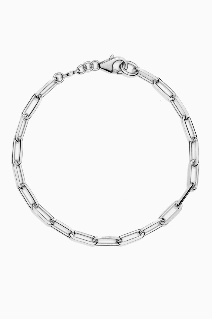 

Square Link Bracelet in Sterling Silver