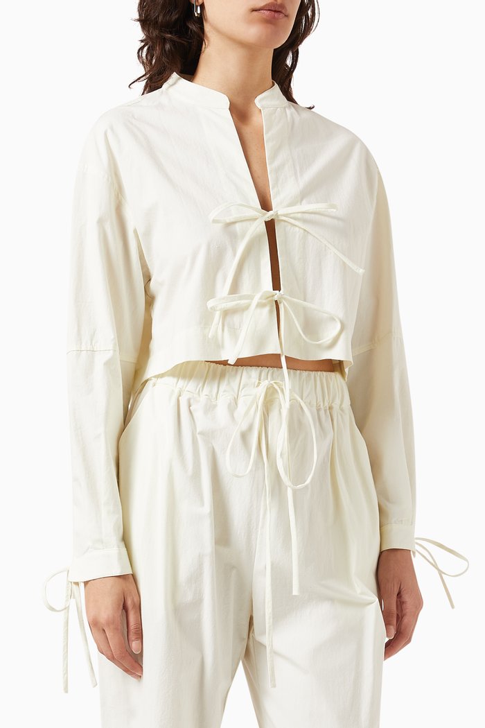 

Papeno Long Sleeve Shirt in Dry Cotton, Neutral