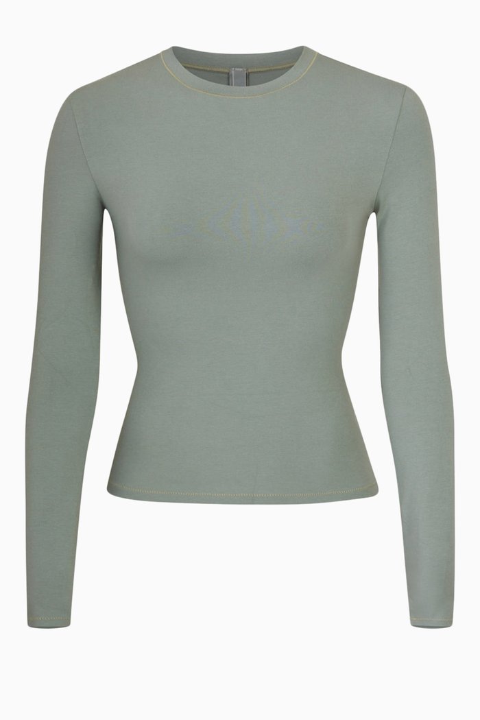 

Fits Everybody Long Sleeve T-shirt in Cotton-jersey, Grey