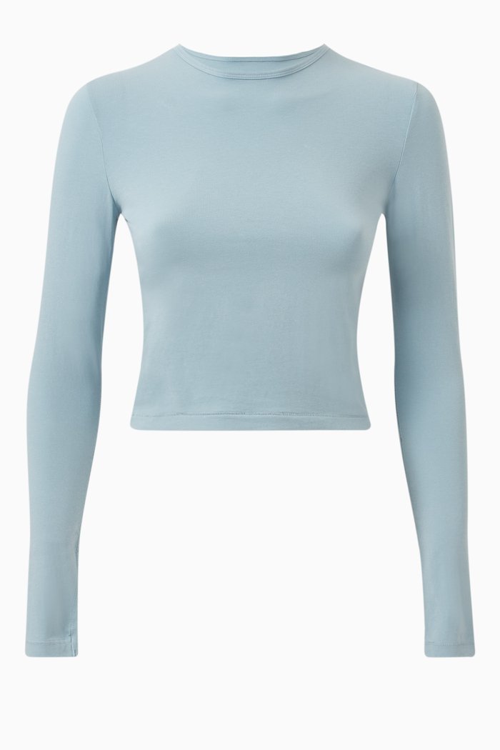

New Vintage Long Sleeve T-shirt, Blue