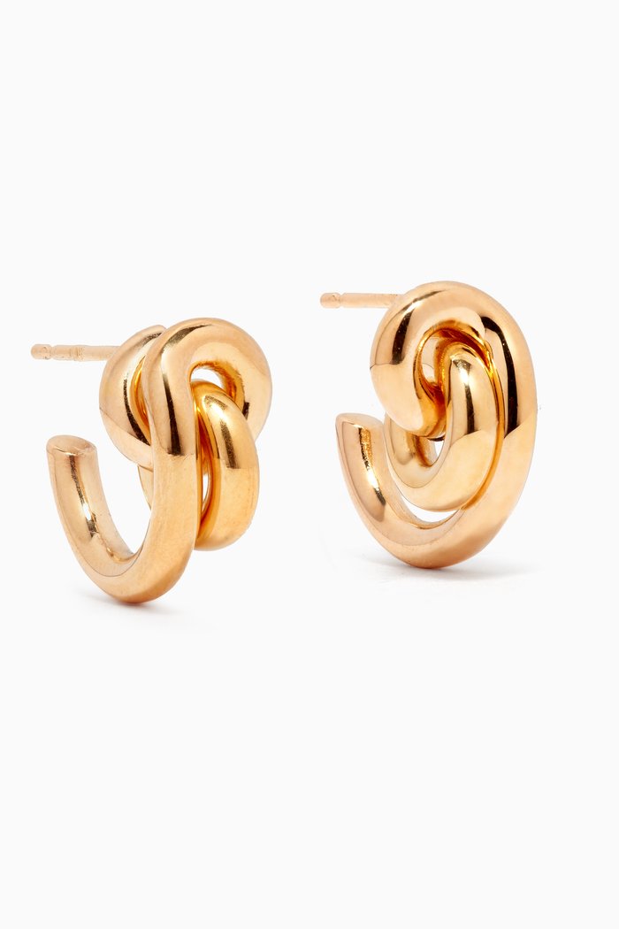 

Loop Earrings in 18kt Gold-plated Sterling Silver, Yellow