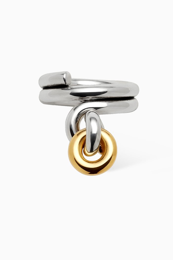 

Loop Ring in Silver & 18kt Gold-plated Silver