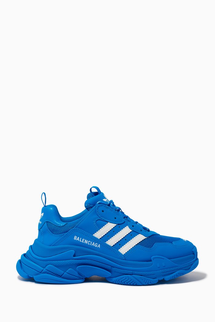 

x Adidas Triple S Low-top Sneakers in Double-foam & Mesh, Blue