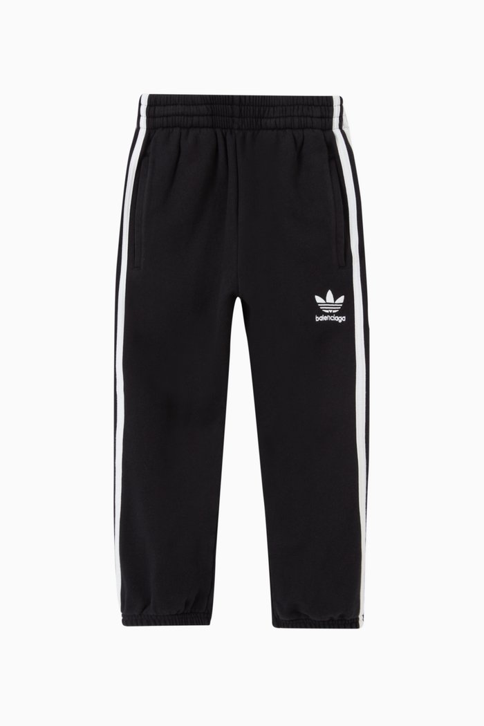 

x Adidas Sweatpants in Cotton Fleece, Black