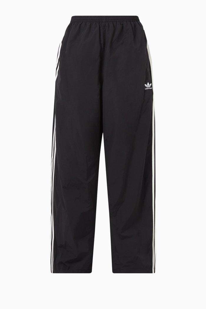 

x Adidas Tracksuit Pants in Performance Poplin, Black