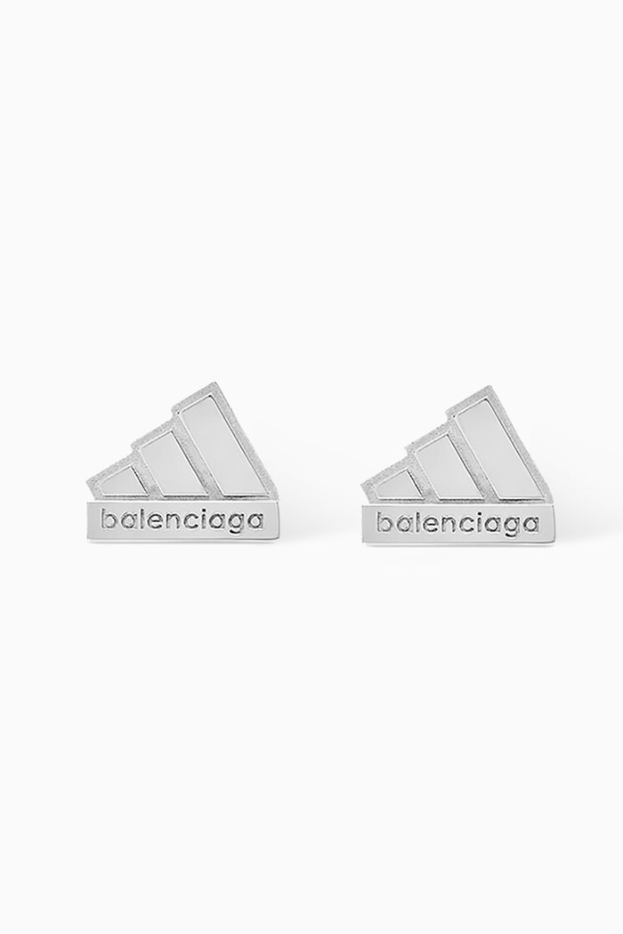 

x Adidas Stud Earrings in Recycled Sterling Silver