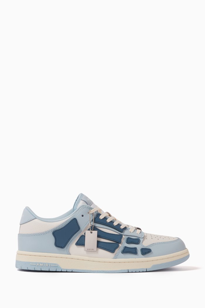 

Skel Low-top Sneakers in Leather, Blue
