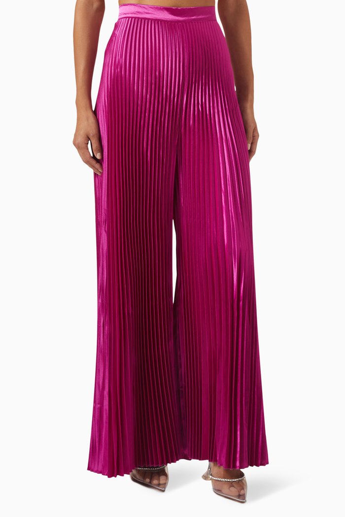 

Bisous Pleated Pants, Purple