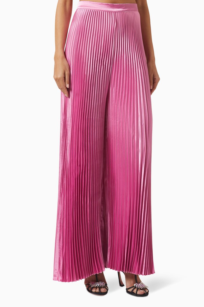

Bisous Pleated Pants, Pink
