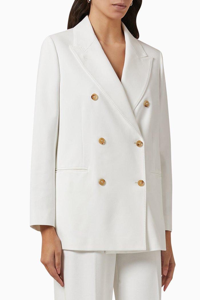 

Callas Blazer in Viscose, White