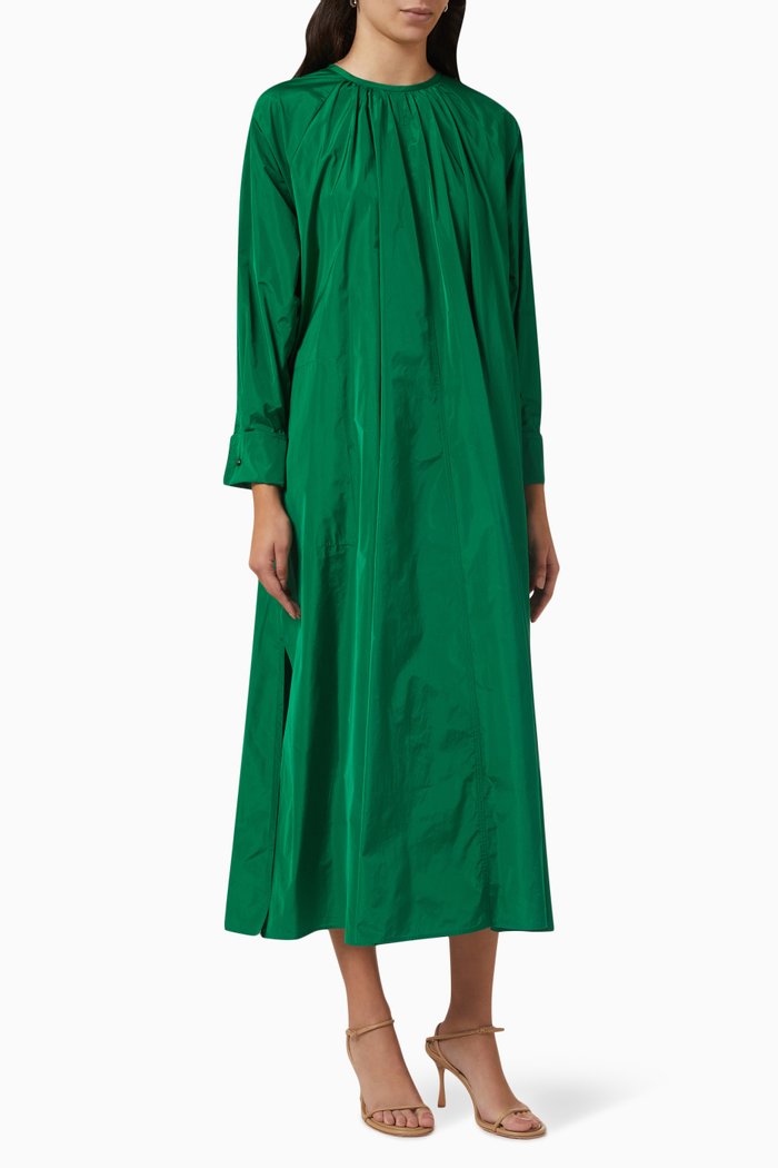 

Sebino Midi Dress in Taffeta, Green