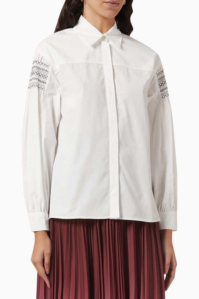 Detroit Shirt in Cotton, White