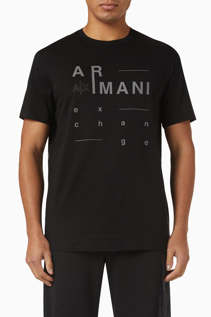

Logo T-shirt in Cotton Jersey, Black