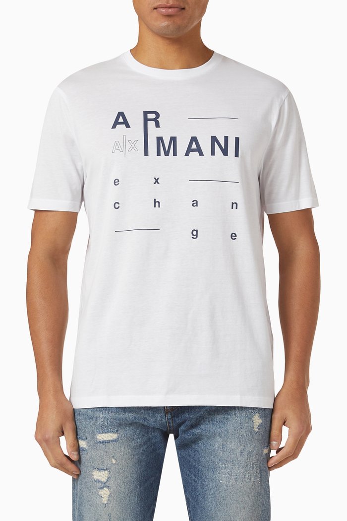 

Logo T-shirt in Cotton Jersey, White