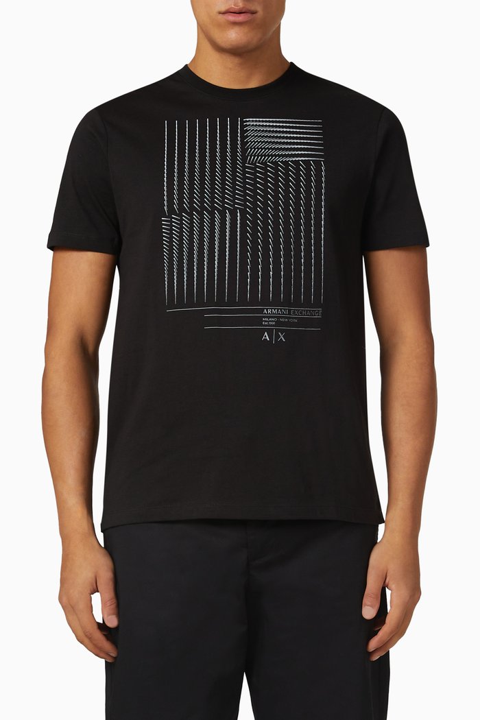 

Logo T-shirt in Cotton, Black