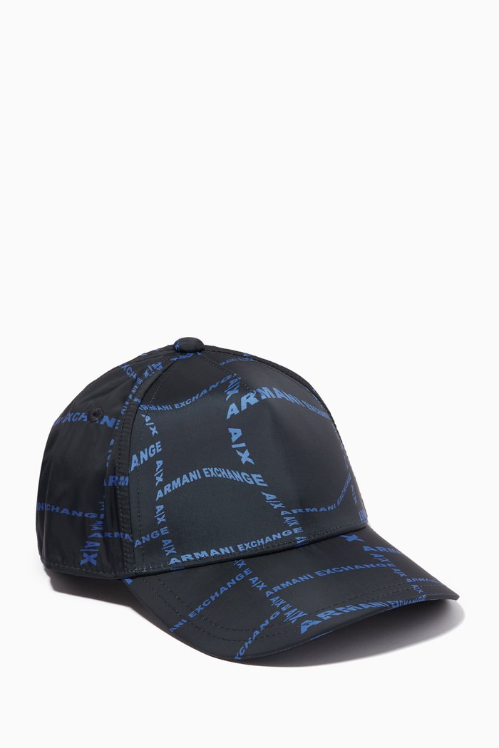 

AE Optical Logo Baseball Hat in Nylon, Blue