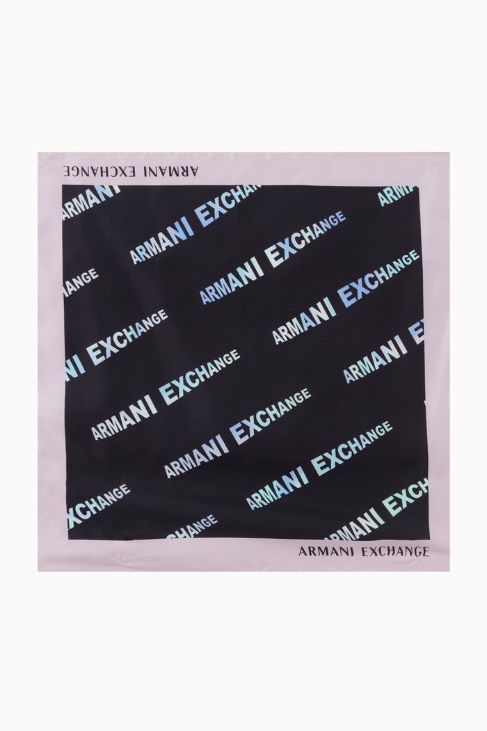 

AE Logo Scarf, Black