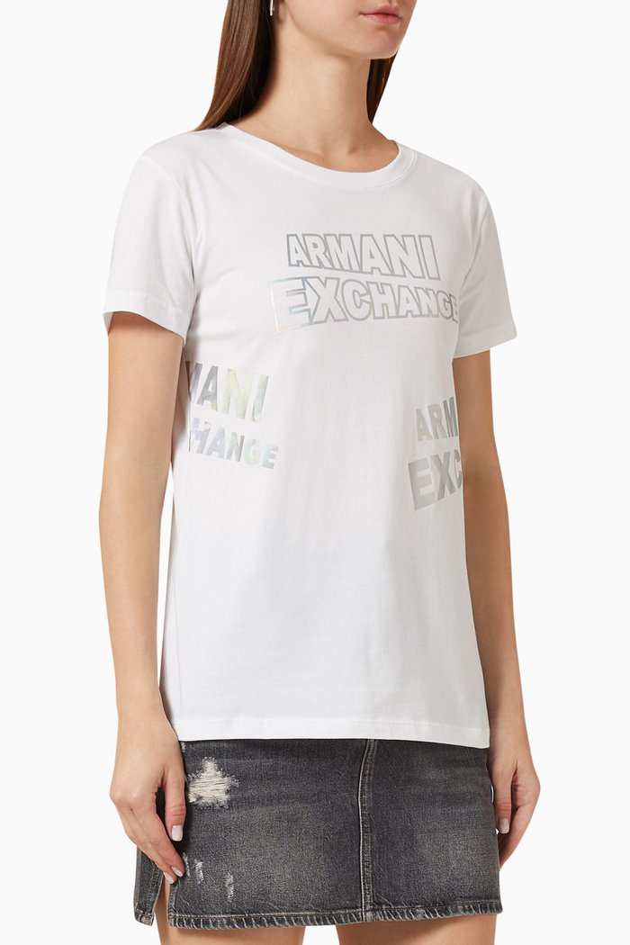 

AE Password Logo T-shirt in Cotton, White