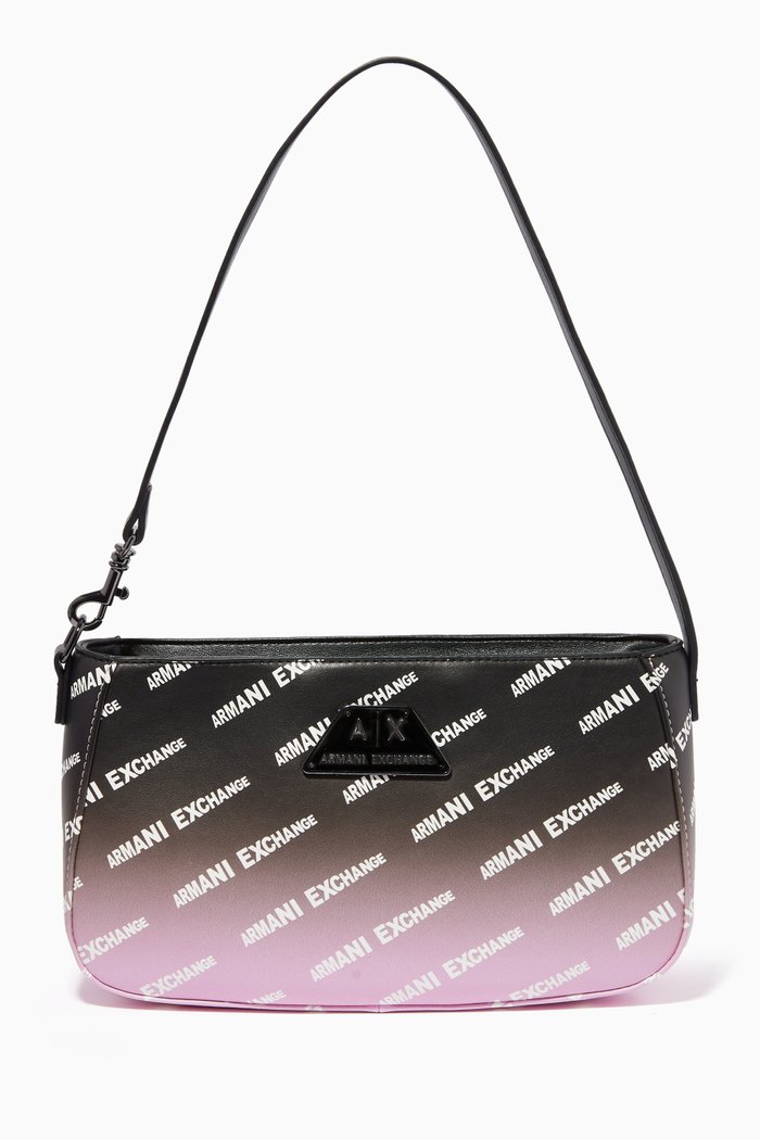 

AE Shoulder Bag in Faux Leather, Pink