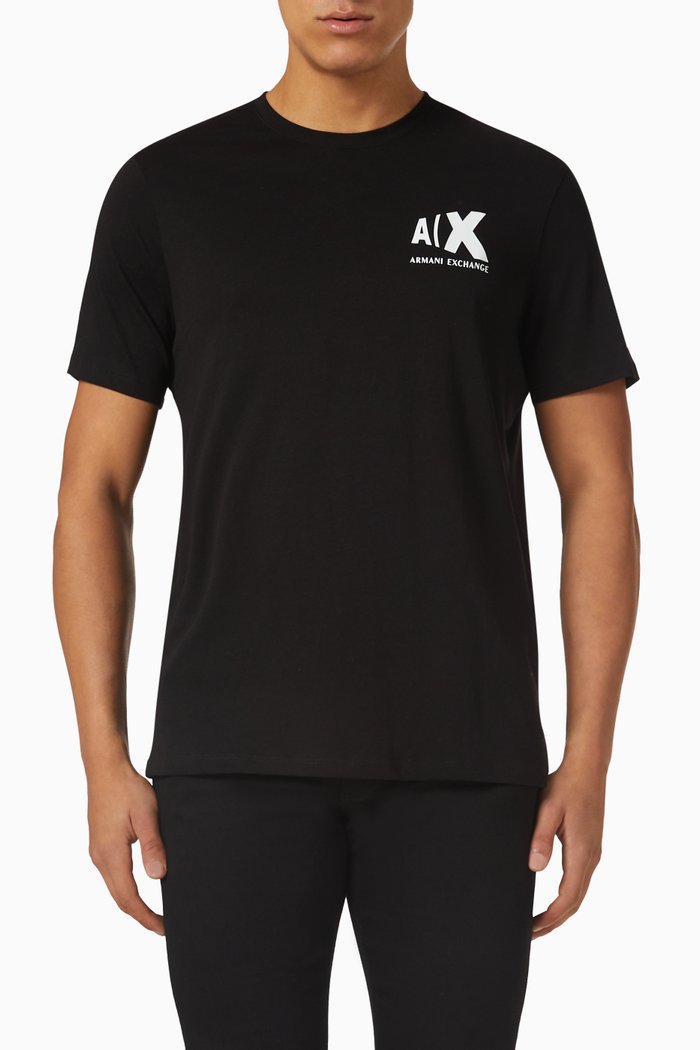 

Logo T-shirt in Cotton, Black