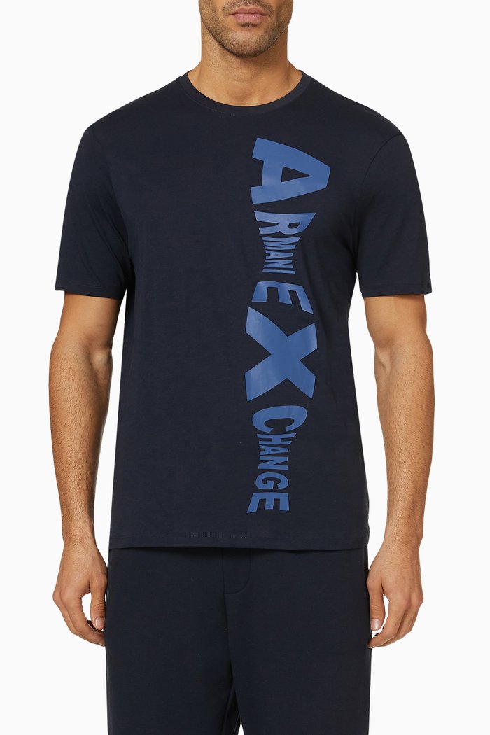 

Logo T-shirt in Cotton Jersey, Blue