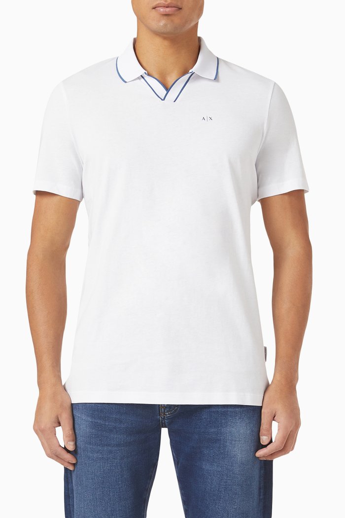 

Polo Shirt in Cotton, White
