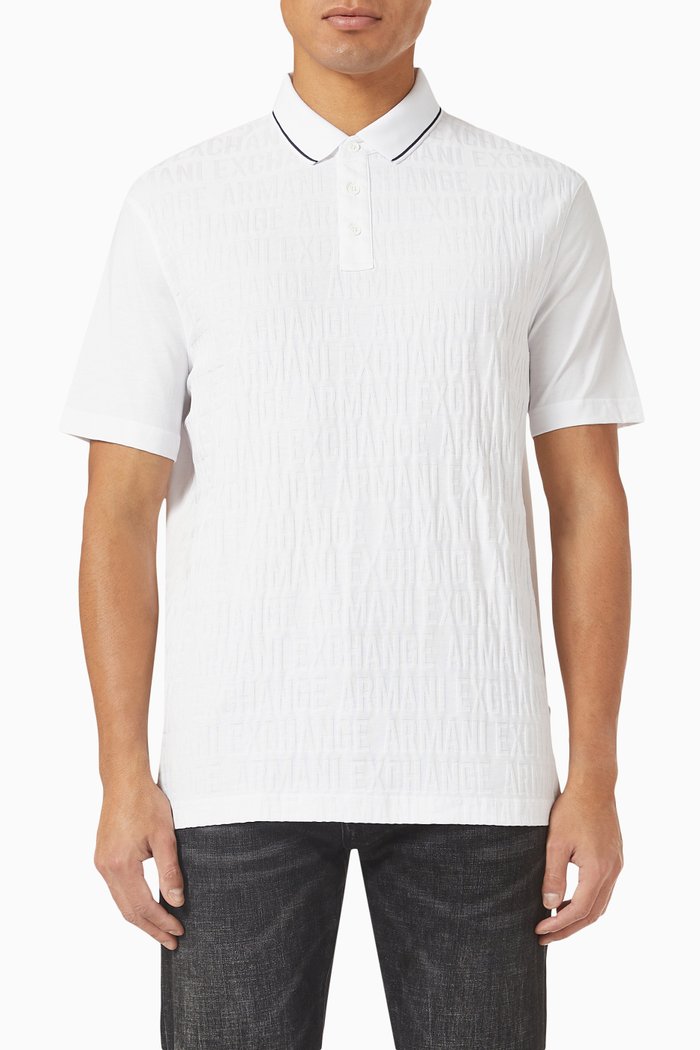 

Polo Shirt in Cotton Jersey, White