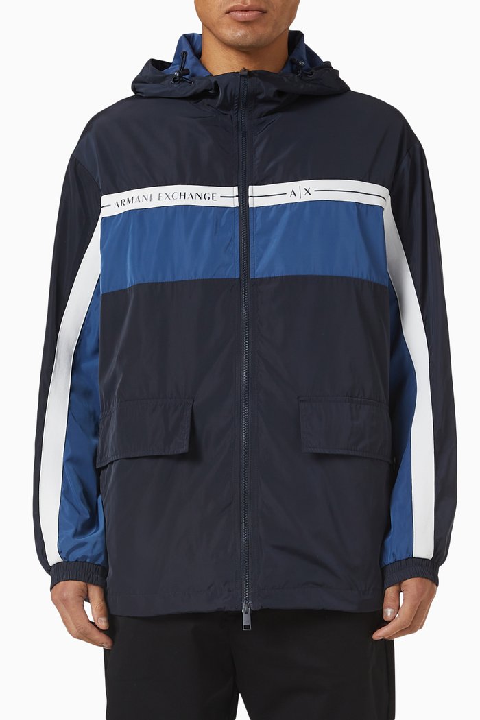 

Logo Tape Track Jacket, Blue