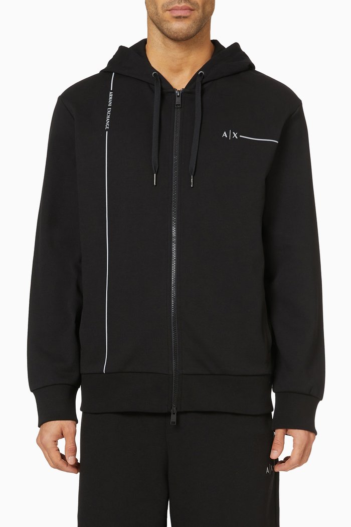 

Logo Hoodie in Fleece, Black