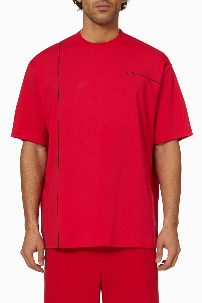 

Logo T-shirt in Cotton Jersey, Red