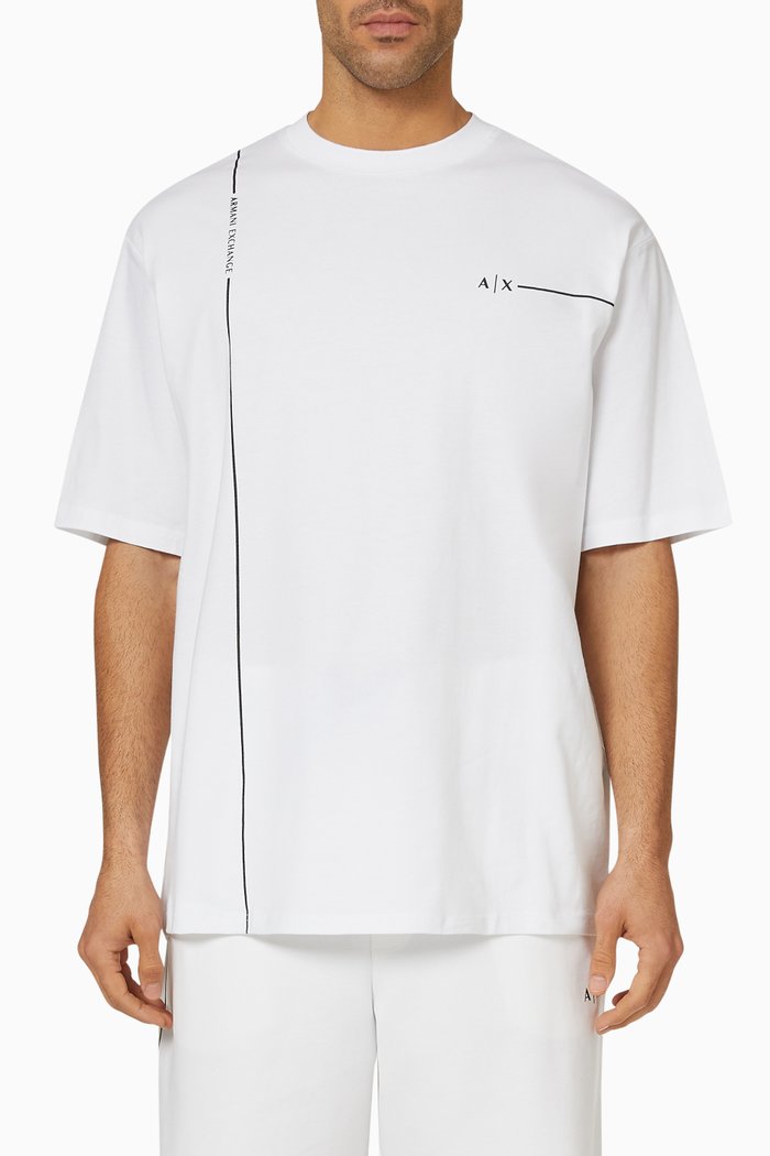 

Logo T-shirt in Cotton Jersey, White