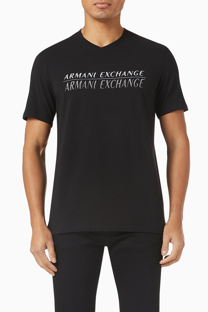 

Logo T-shirt in Cotton Jersey, Black