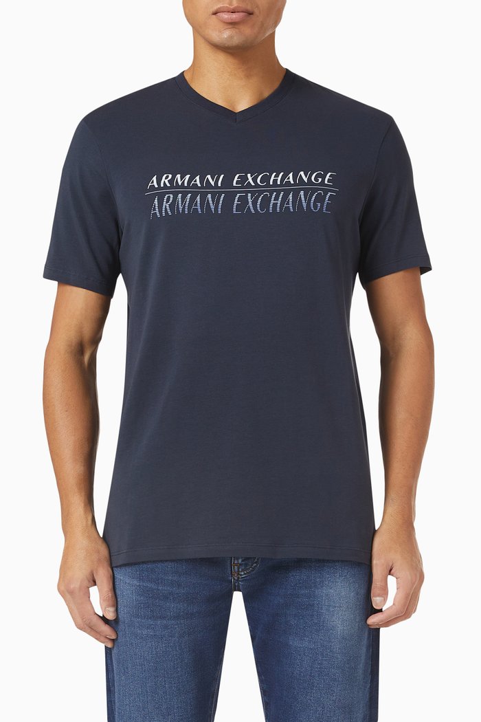 

Logo T-shirt in Cotton Jersey, Blue